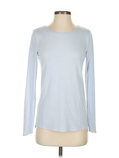 Pre-owned Athleta Long Sleeve T-shirt In Blue