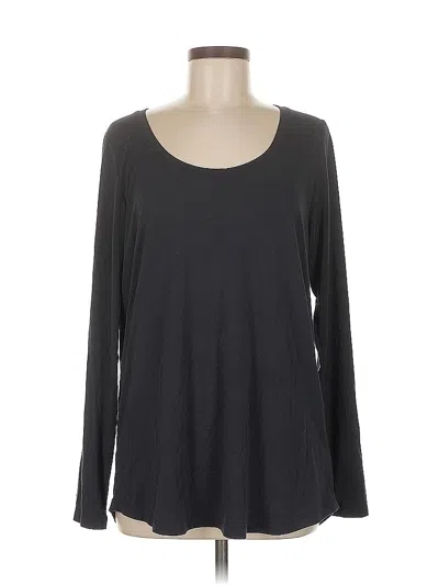 Pre-owned Athleta Long Sleeve T-shirt In Gray