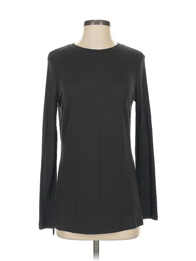 Pre-owned Athleta Long Sleeve T-shirt In Gray