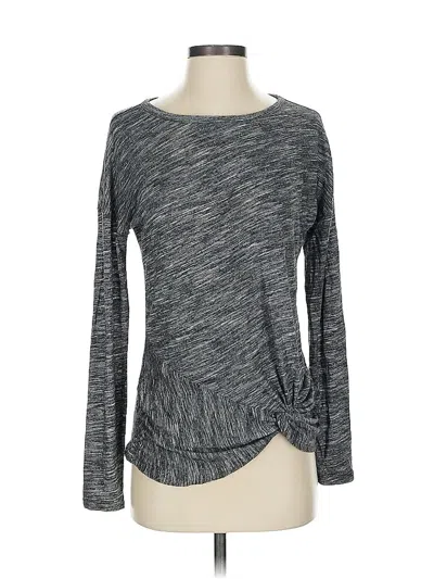 Pre-owned Athleta Long Sleeve T-shirt In Gray