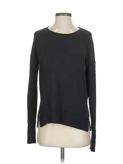 Pre-owned Athleta Long Sleeve T-shirt In Gray