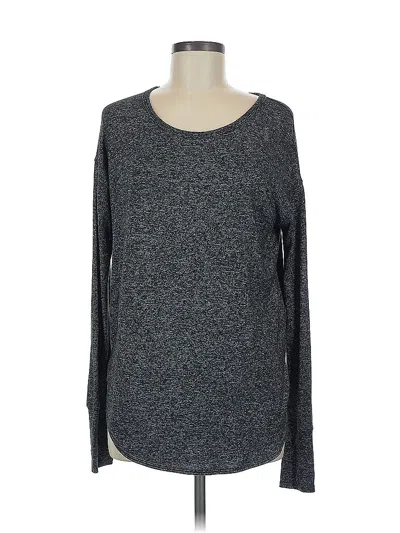Pre-owned Athleta Long Sleeve T-shirt In Gray