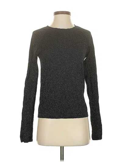 Pre-owned Athleta Long Sleeve T-shirt In Gray