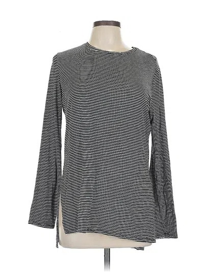 Pre-owned Athleta Long Sleeve T-shirt In Gray