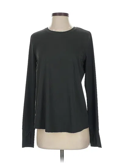 Pre-owned Athleta Long Sleeve T-shirt In Gray