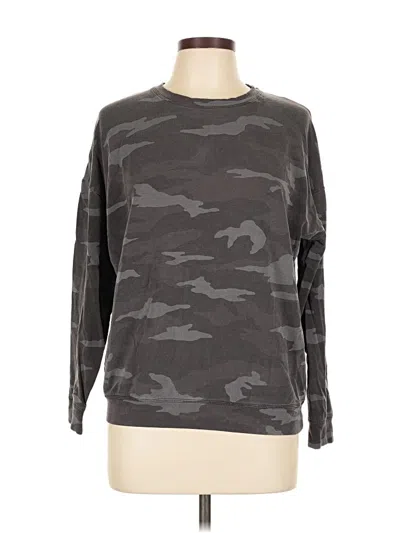 Pre-owned Athleta Long Sleeve T-shirt In Gray