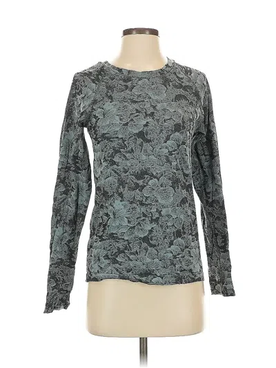 Pre-owned Athleta Long Sleeve T-shirt In Gray