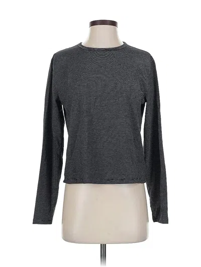 Pre-owned Athleta Long Sleeve T-shirt In Gray