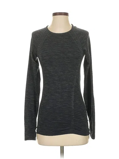 Pre-owned Athleta Long Sleeve T-shirt In Gray