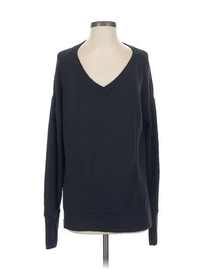 Pre-owned Athleta Long Sleeve T-shirt In Gray