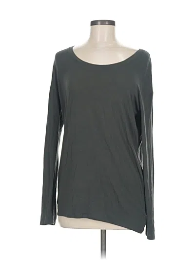 Pre-owned Athleta Long Sleeve T-shirt In Gray