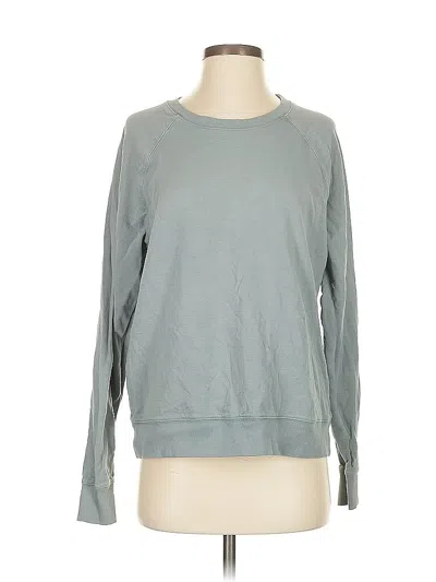 Pre-owned Athleta Long Sleeve T-shirt In Gray