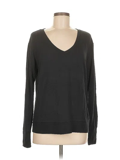 Pre-owned Athleta Long Sleeve T-shirt In Gray