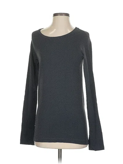 Pre-owned Athleta Long Sleeve T-shirt In Gray