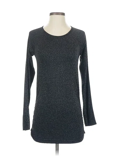 Pre-owned Athleta Long Sleeve T-shirt In Gray