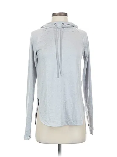 Pre-owned Athleta Long Sleeve T-shirt In Gray