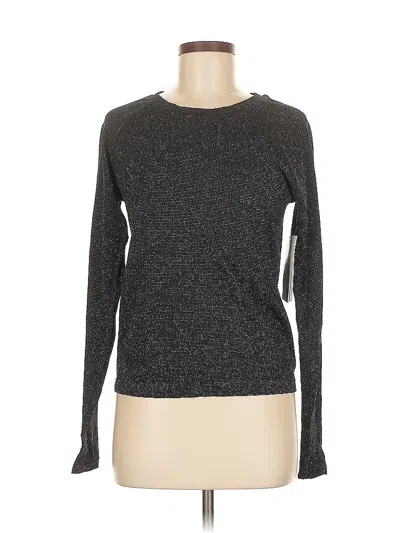 Pre-owned Athleta Long Sleeve T-shirt In Gray