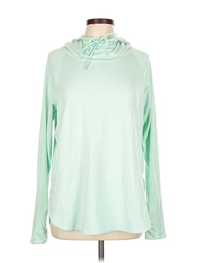 Pre-owned Athleta Long Sleeve T-shirt In Green