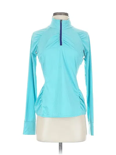 Pre-owned Athleta Long Sleeve T-shirt In Green