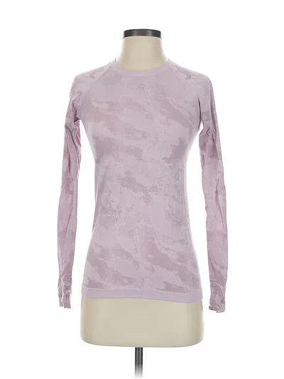 Pre-owned Athleta Long Sleeve T-shirt In Pink