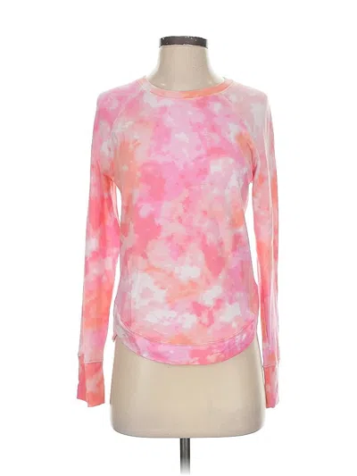 Pre-owned Athleta Long Sleeve T-shirt In Pink