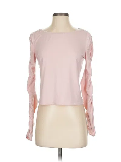 Pre-owned Athleta Long Sleeve T-shirt In Pink