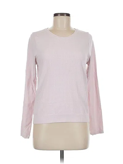 Pre-owned Athleta Long Sleeve T-shirt In Pink