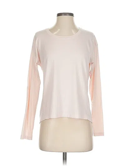 Pre-owned Athleta Long Sleeve T-shirt In Pink