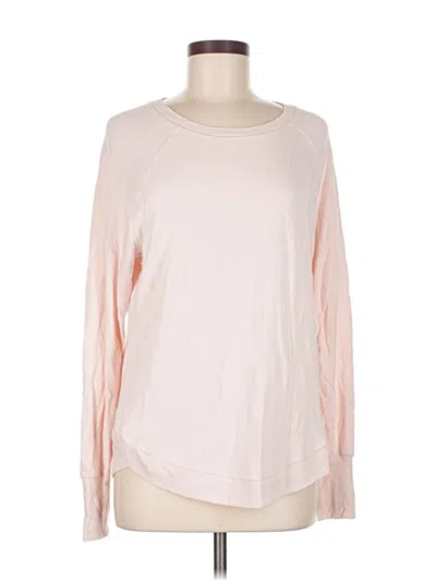 Pre-owned Athleta Long Sleeve T-shirt In Pink