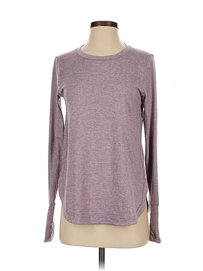 Pre-owned Athleta Long Sleeve T-shirt In Purple