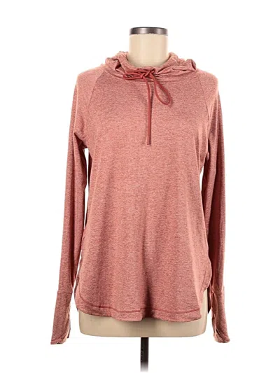 Pre-owned Athleta Long Sleeve T-shirt In Red