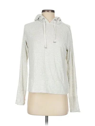 Pre-owned Athleta Long Sleeve T-shirt In Silver