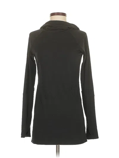Pre-owned Athleta Long Sleeve Top Black Cowl Neck Tops