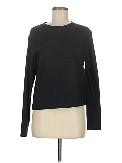 Pre-owned Athleta Long Sleeve T-shirt In Black
