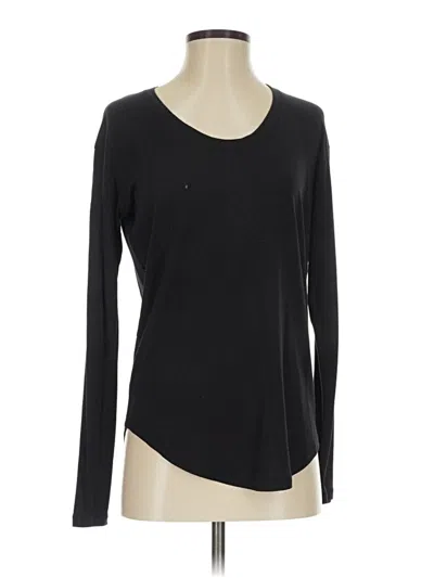 Pre-owned Athleta Long Sleeve T-shirt In Black