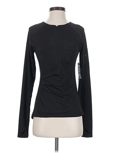 Athleta Long Sleeve T-shirt In Black