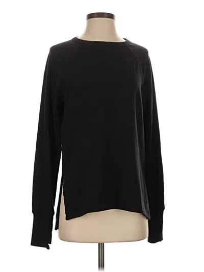 Pre-owned Athleta Long Sleeve T-shirt In Black