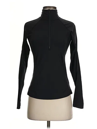 Pre-owned Athleta Long Sleeve T-shirt In Black