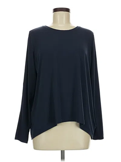 Pre-owned Athleta Long Sleeve T-shirt In Blue