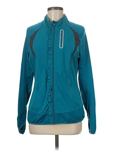 Pre-owned Athleta Long Sleeve T-shirt In Blue