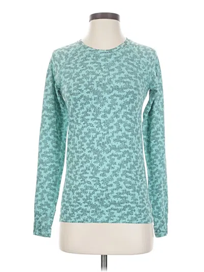 Pre-owned Athleta Long Sleeve T-shirt In Blue