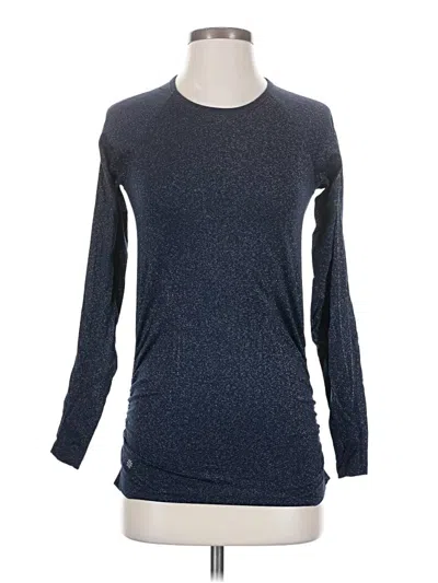 Pre-owned Athleta Long Sleeve T-shirt In Blue