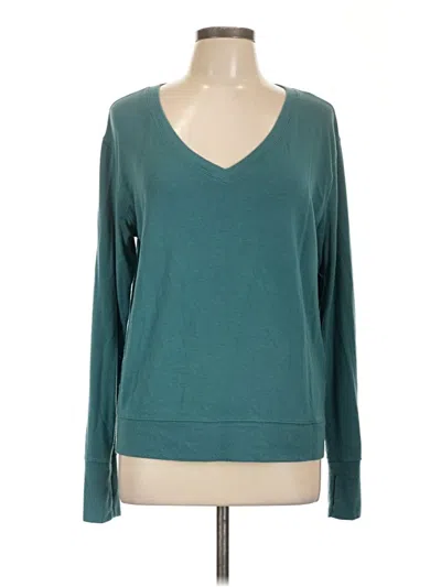 Pre-owned Athleta Long Sleeve T-shirt In Blue