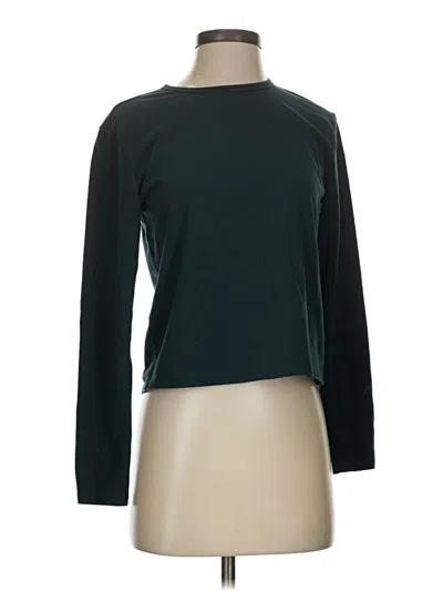 Pre-owned Athleta Long Sleeve T-shirt In Blue