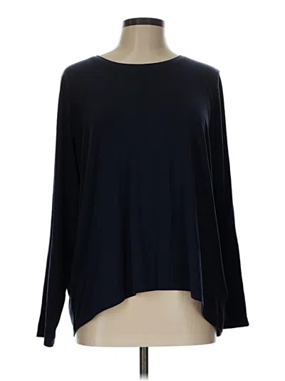 Pre-owned Athleta Long Sleeve T-shirt In Blue