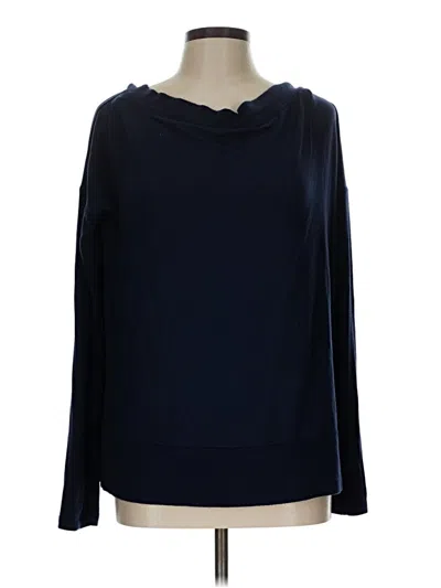 Pre-owned Athleta Long Sleeve T-shirt In Blue