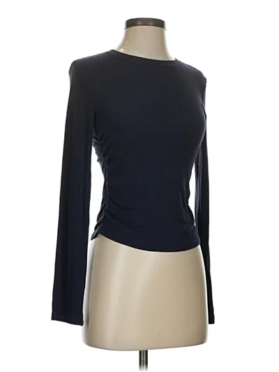 Pre-owned Athleta Long Sleeve T-shirt In Blue