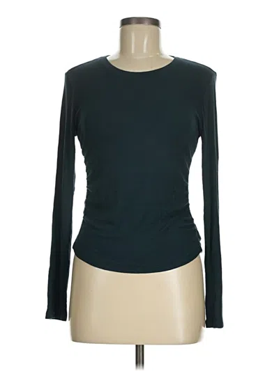 Pre-owned Athleta Long Sleeve T-shirt In Blue