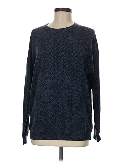 Pre-owned Athleta Long Sleeve T-shirt In Blue
