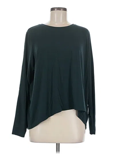 Pre-owned Athleta Long Sleeve T-shirt In Blue